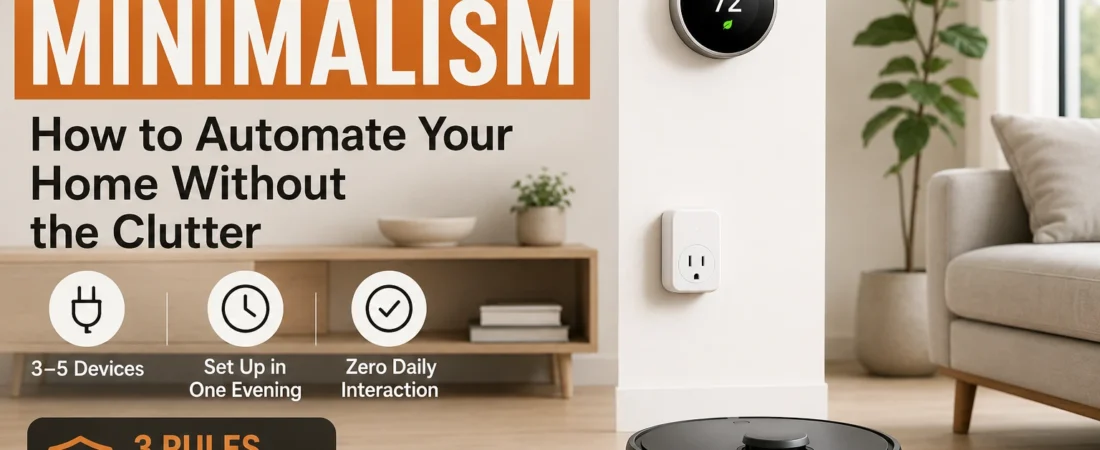 Minimalist Smart Home: Automate Without the Clutter