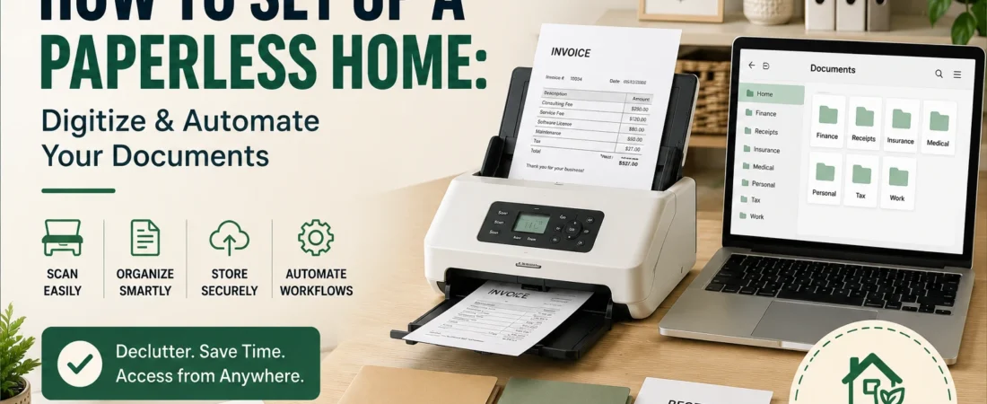 How to Set Up a Paperless Home: Digitize and Automate Documents