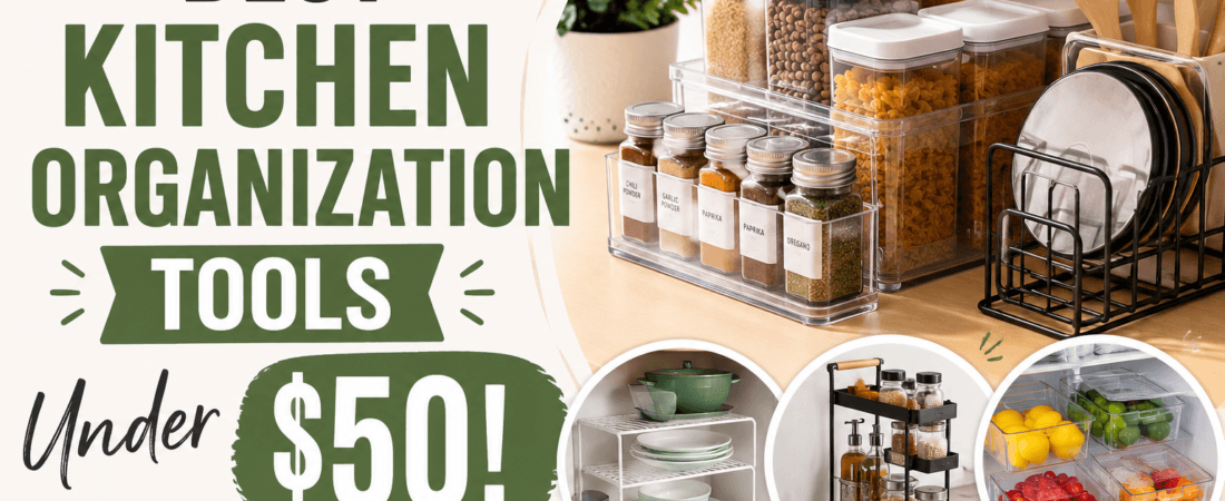 Best Kitchen Organization Tools Under $50 (Researched by Category)